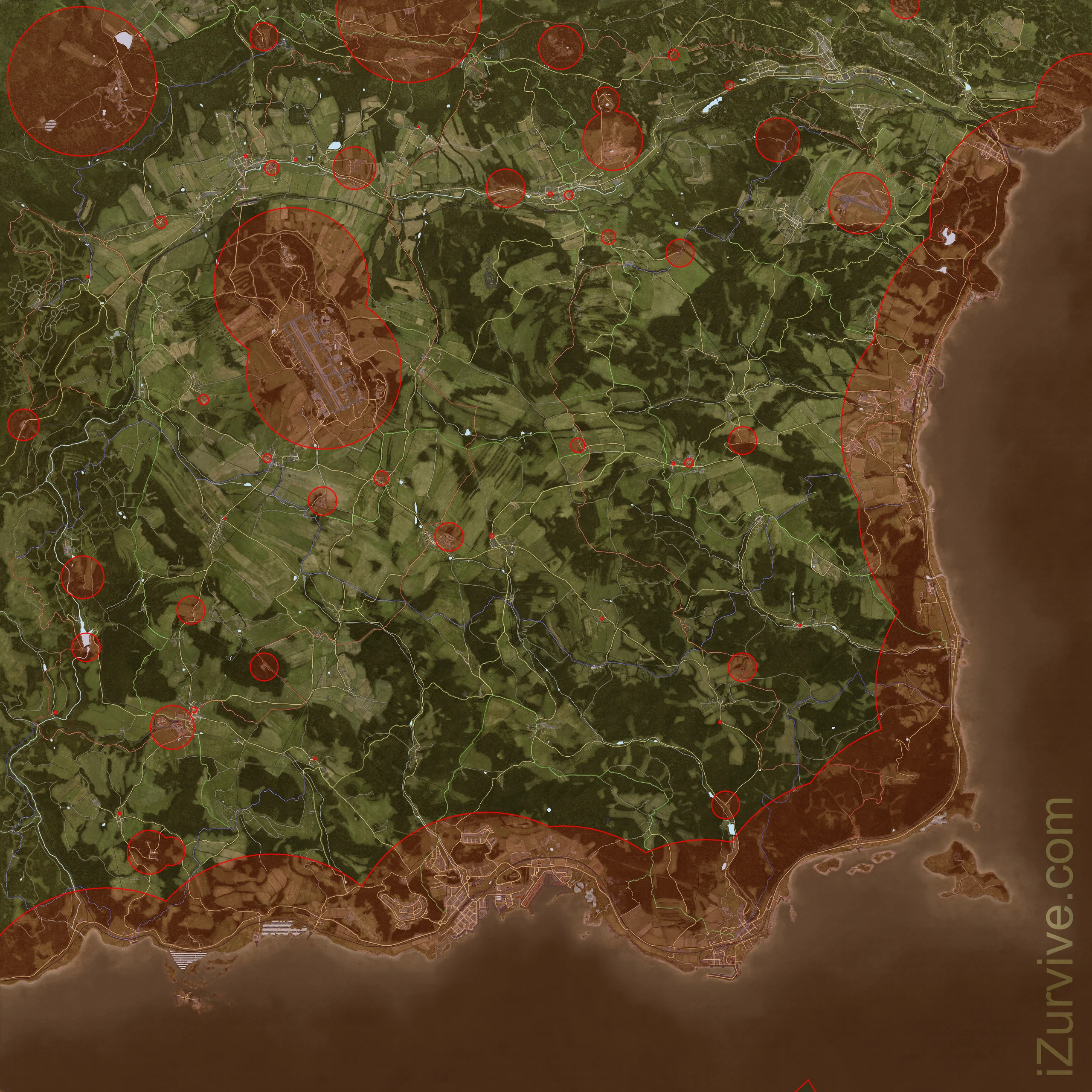 No Build Zones Map